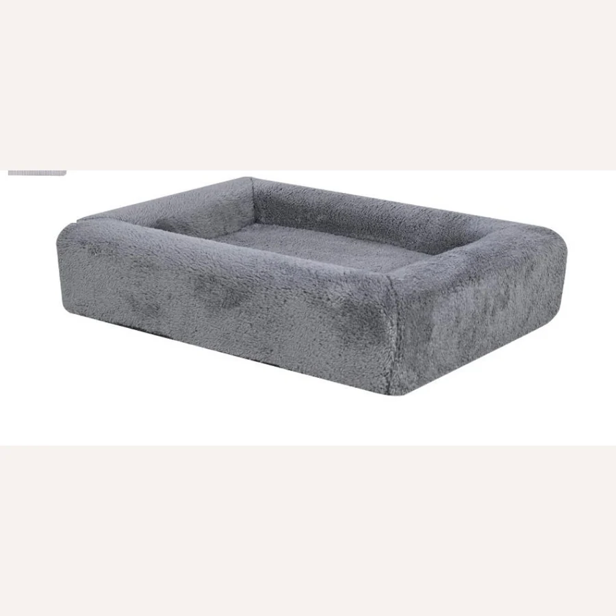 SF-1632 Neutral Gray Bolster Pet Bed