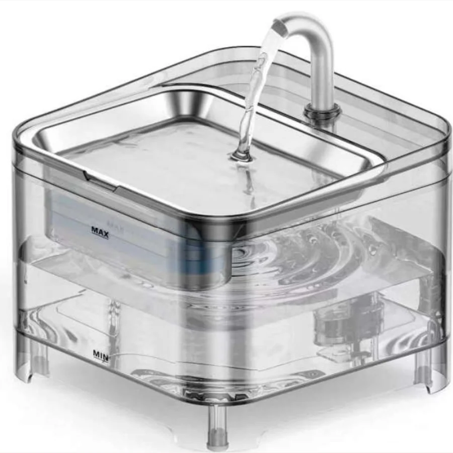 WF690 2.5L Clear Pet Water Fountain